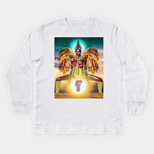 IGBO AFRICAN VENUS By SIRIUS UGO ART Kids Long Sleeve T-Shirt